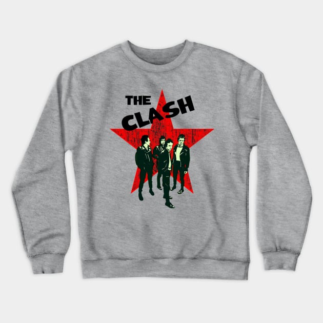 The clash t-shirt Crewneck Sweatshirt by Jian's stores